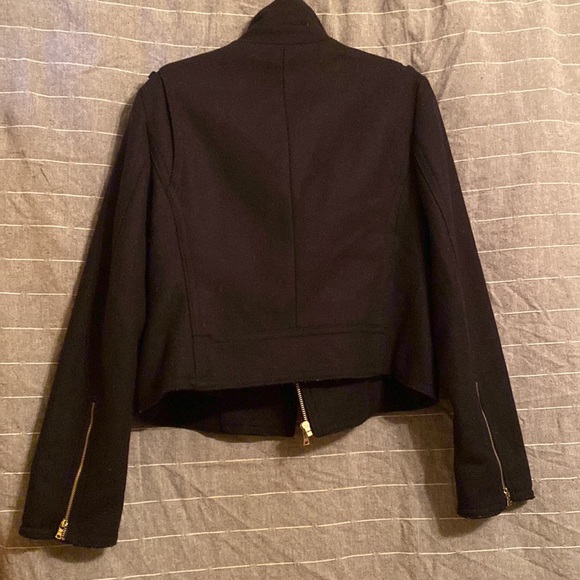 GAP wool blend moto jacket - Picture 10 of 12